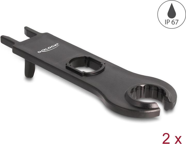 Produktbild Delock Werkzeug für DL4 Kabel & Konnektoren Rund, 2 Stück (Solarkabel)