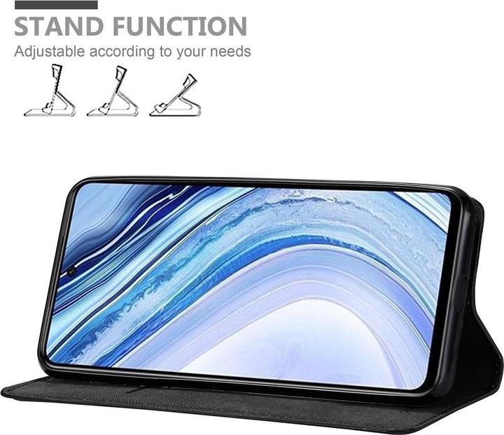 Actual product image Cadorabo Book Invisible Magnet Cover (Xiaomi Redmi Note 9, Xiaomi Redmi Note 9S)
