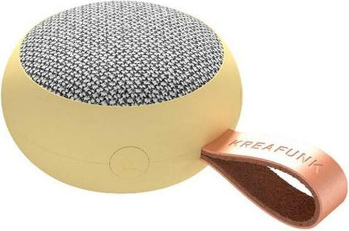 Actual product image Kreafunk aGO II FABRIC - Soft Yellow (10 h)