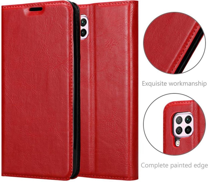 Actual product image Cadorabo Book Invisible Magnet Cover (Huawei Nova 7i, Huawei P40 Lite)