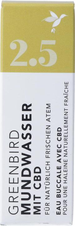 Immagine prodotto Greenbird Collutorio con CBD 2,5 litri (10 ml, Collutorio)