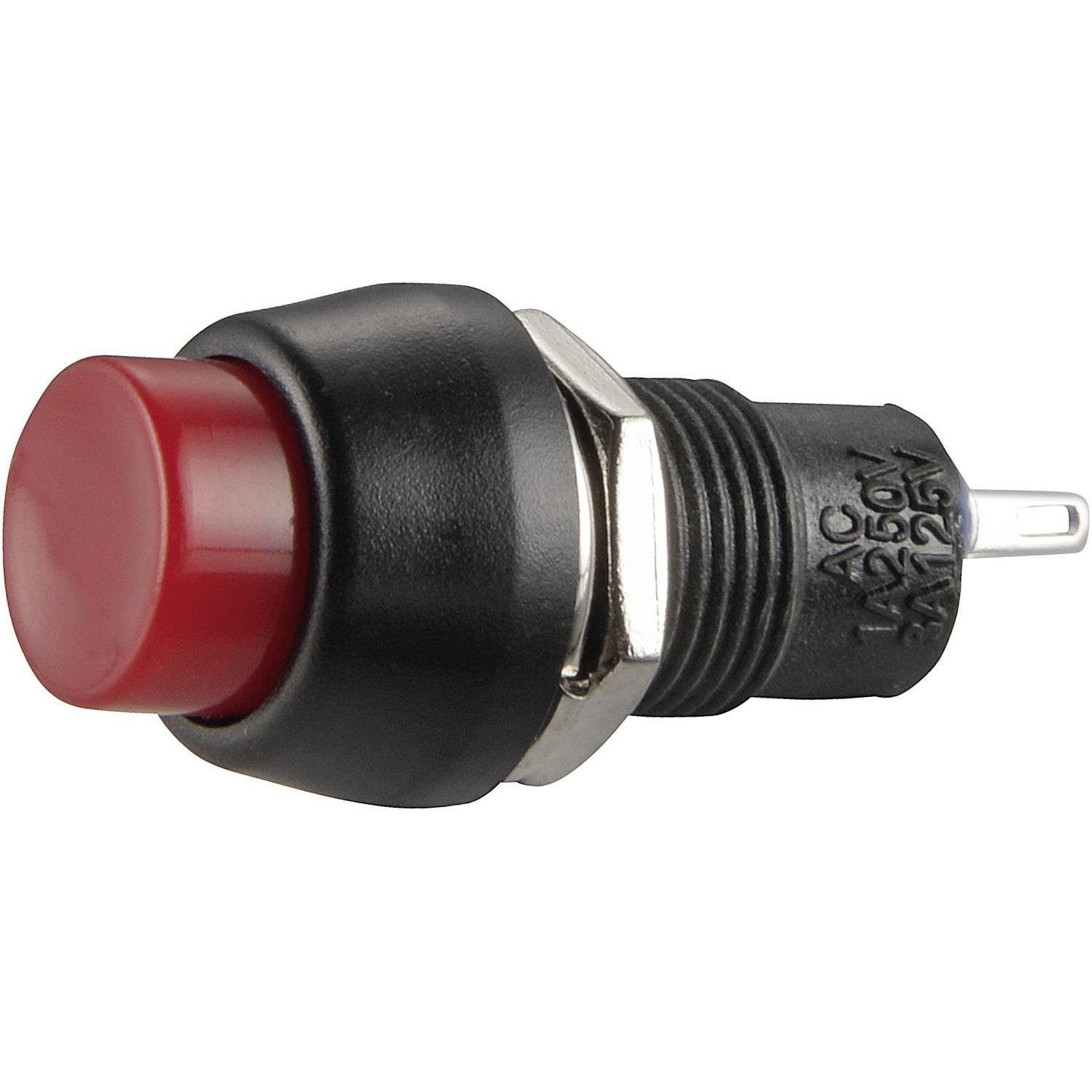 Tru Components 1587724 TC-R13-84B-05RT Pressostato 250 V/AC 1 A 1 x off/on ra, Pulsante + Interruttore, Rosso