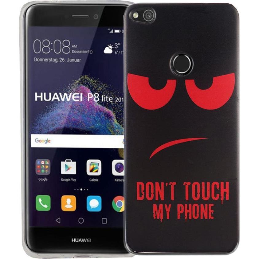 König Design Huawei P8 Lite 2017 Hülle Case Handy Cover Schutz Tasche Schutzhülle Bumper Rot (Huawei P8 Lite (2017)), Sm...
