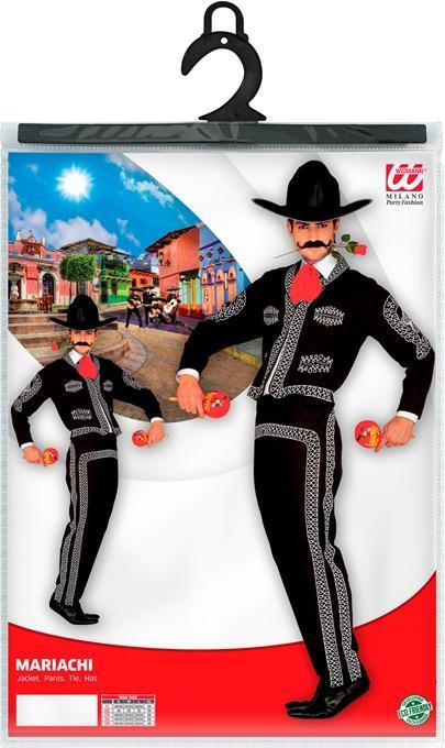 Produktbild Widmann Mariachi Mexiko Kostüm Jacke, Hose, Hut, Krawatte (XL)