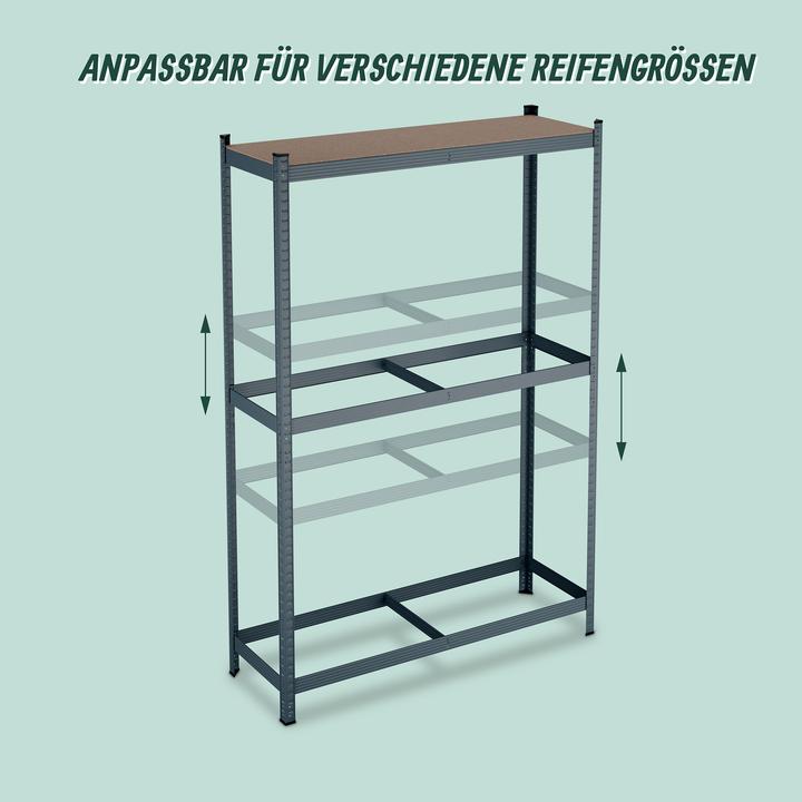 Actual product image Relaxdays Tyre rack