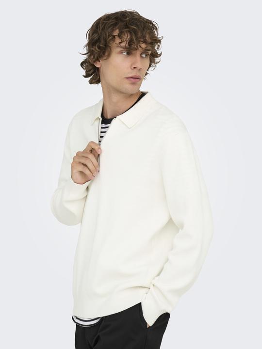 Produktbild Only & Sons ONSPHIL Gestricktes Poloshirt Gestricktes Oberteil (M)