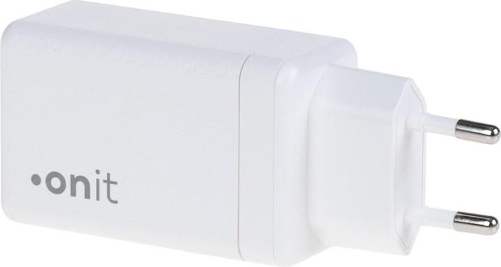 Image du produit Onit Chargeur mural USB Dual QC4+ 65 W GaN Blanc (65 W)