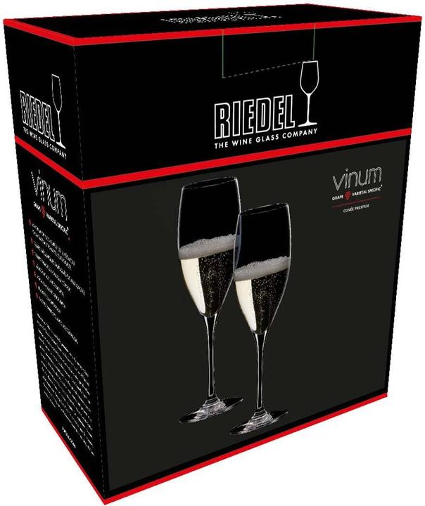 Actual product image Riedel Champagne Glass Vinum (23 cl, 2 Glasses, Champagne glasses)