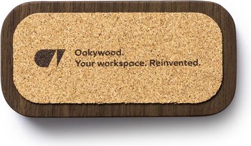 Immagine prodotto Oakywood Mini vassoio portaoggetti e organizzatore da scrivania compatto in legno per accessori