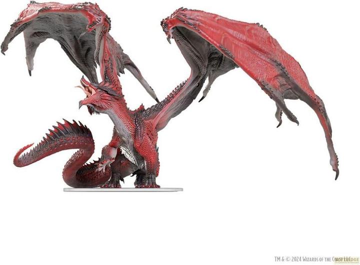 Actual product image Wizkids D&D Icons of the Realms miniature pre-painted Adult Red Dragon Tyrant 18 cm