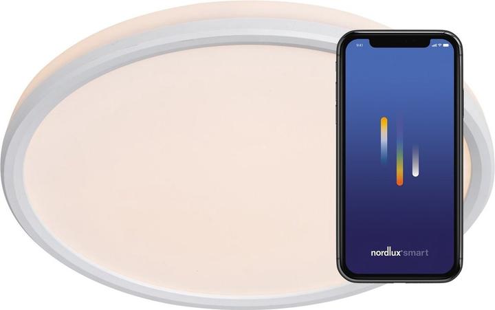 Actual product image Nordlux Smart Light - Liva Plafond - Ø29 cm - Hvid (2100 lm)