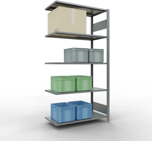 Image du produit Schulte Lagertechnik Système d'assemblage de rayonnages MULTIplus85 avec traverses de longueur