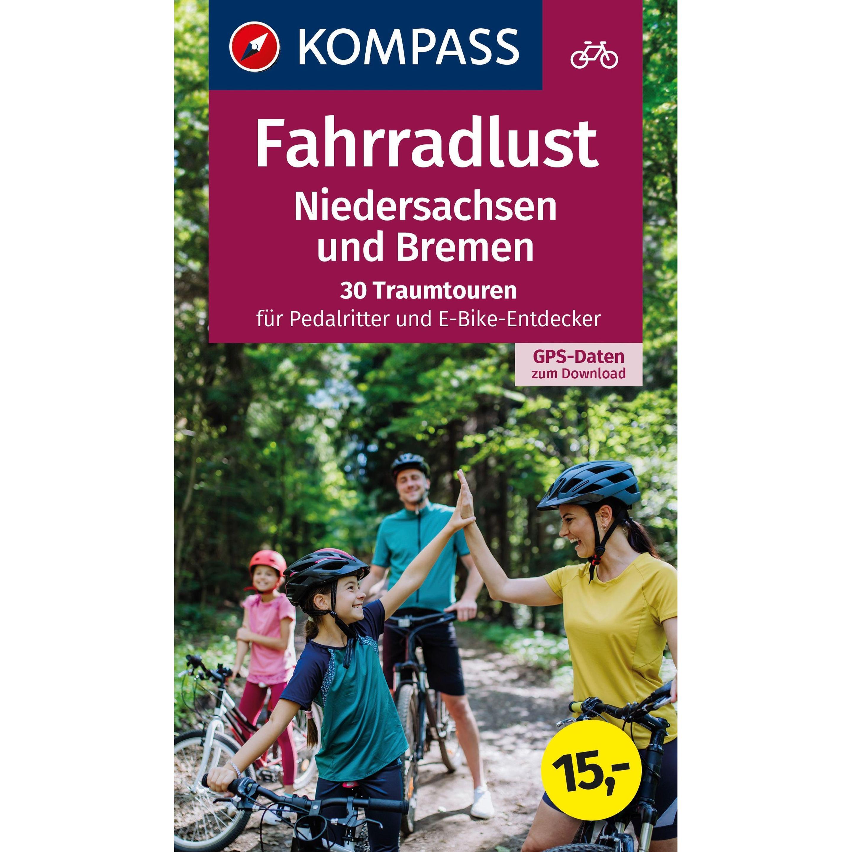 Fahrradlust Niedersachsen, Landkarte