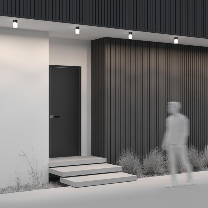 Produktbild Maytoni Willis Deckenleuchte, Deckenlampe E27 Schwarz IP54 (E27)