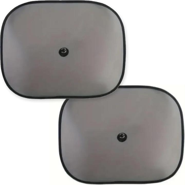 ASMI 2 Stück Universelle Auto-Sonnenschutz Schwarz