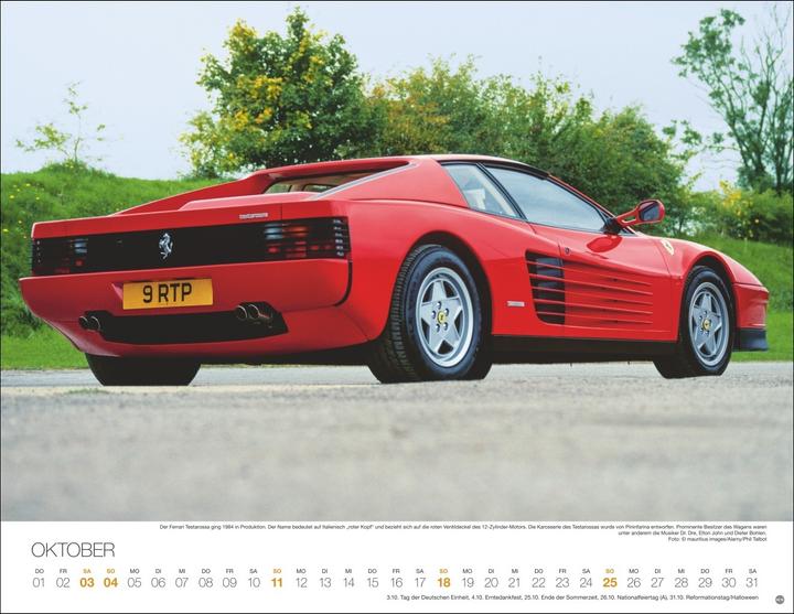 Immagine prodotto Legendäre Autos Posterkalender 2026 (44 x 34 cm)