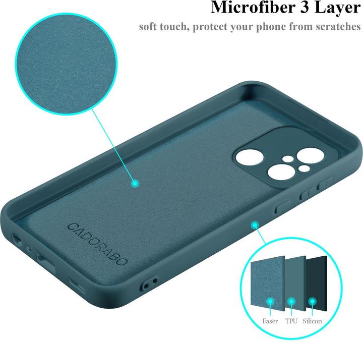 Image du produit Cadorabo Housse pour Redmi 12C TPU avec protection liquide en silicone (Xiaomi Redmi 12C)