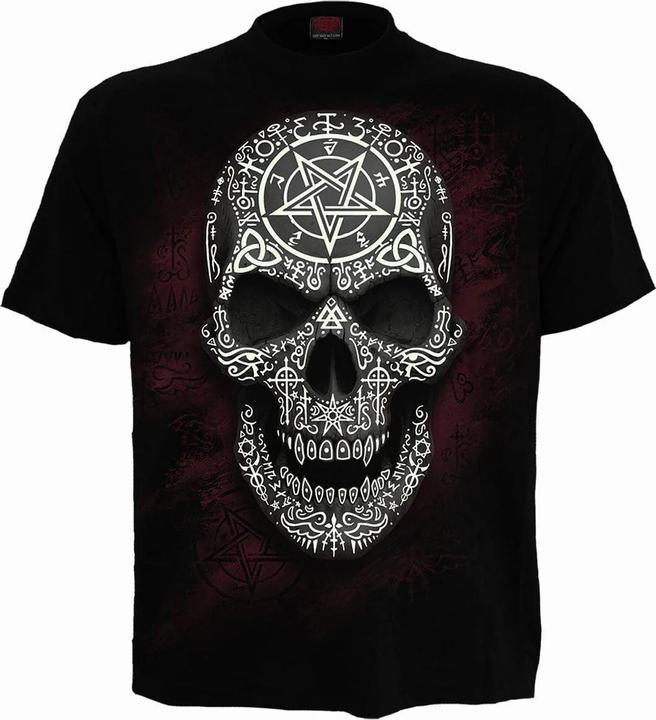 Produktbild Spiral Gothic Runes TShirt Leuchtet im Dunkeln (M)
