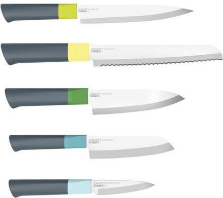 Actual product image Joseph Joseph Duo Opal - Messen met Houder Set van 6 Stuks - Roestvast Staal - Multicolor (10560)