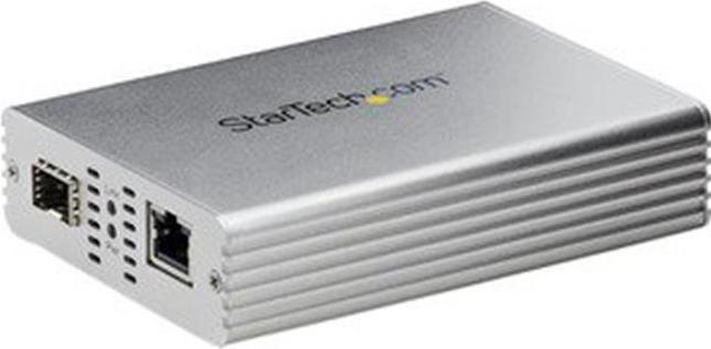 Image du produit StarTech Convertisseur de média à fibre optique pour réseau 1/2,5/5/10 Gbit/s NBASE-T SFP vers RJ45