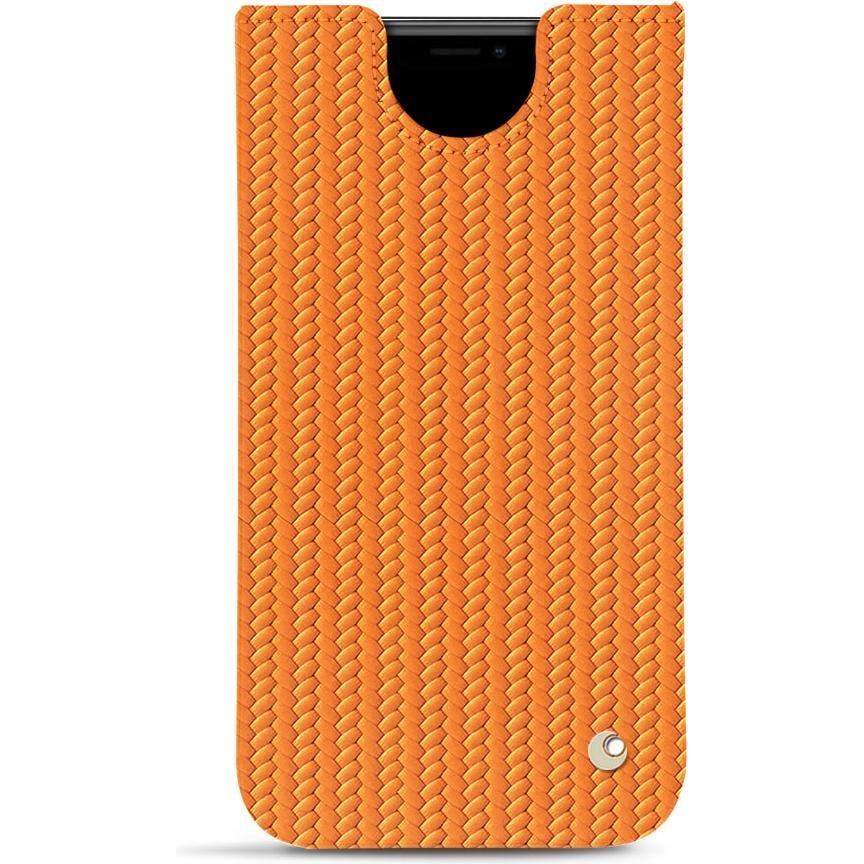 Noreve Lederschutzhülle (Apple iPhone 11 Pro Max), Smartphone Hülle, Orange