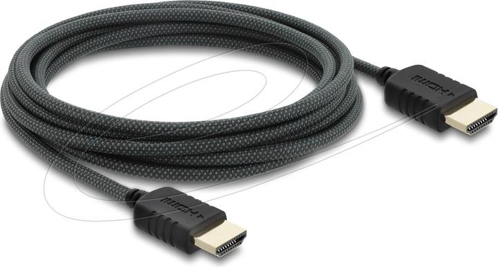 Image du produit Delock Koaxiales High Speed HDMI Kabel 8K 60 Hz 48 Gbps mit Geflechtmantel 3m (3 m)