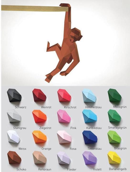 Image du produit Liebesreh ÄFFCHEN WEISS - Kit de bricolage - Petit singe, blanc