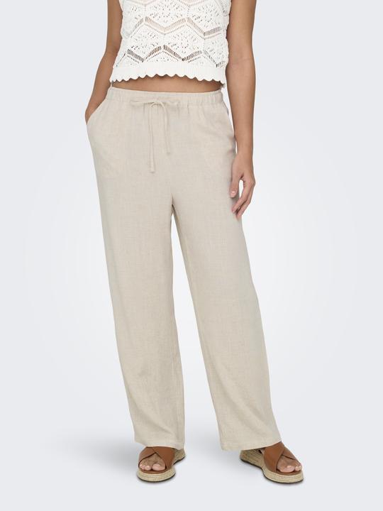 Actual product image Only Straight cut mid waist trousers Trousers (M)