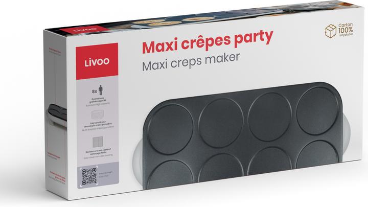 Actual product image Livoo Maxi Crepes maker (EU plug)
