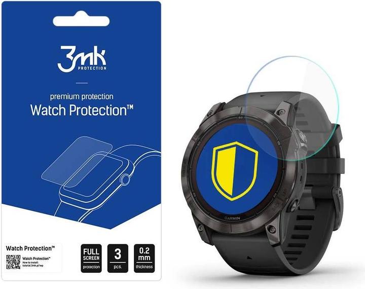 3MK Orologio FlexibleGlass Garmin Fenix 7X Pro Solar Szkło Hybrydowe