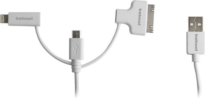 Actual product image Hähnel 3in1 USB Data Charging Cable (1 m, USB 2.0)