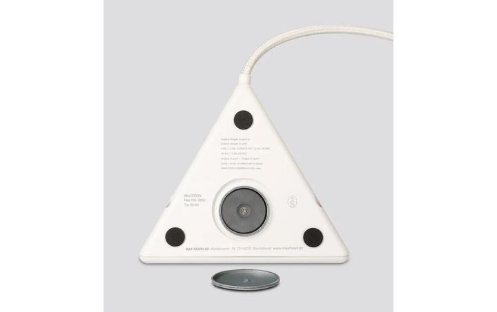 Actual product image Max Hauri Pyramid Soft-Touch surface (4x, Type 13, USB-A, USB-C, 2.50 m)