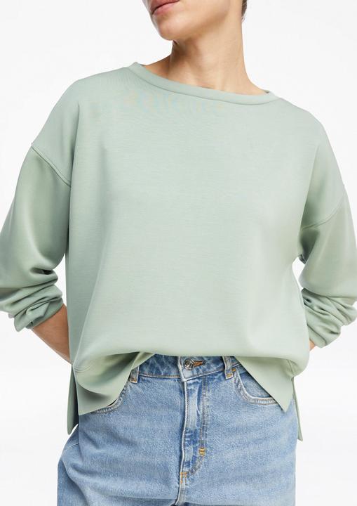 Produktbild Comma Sweatshirt Weiches Sweatshirt mit Faltendetail am Arm (46)