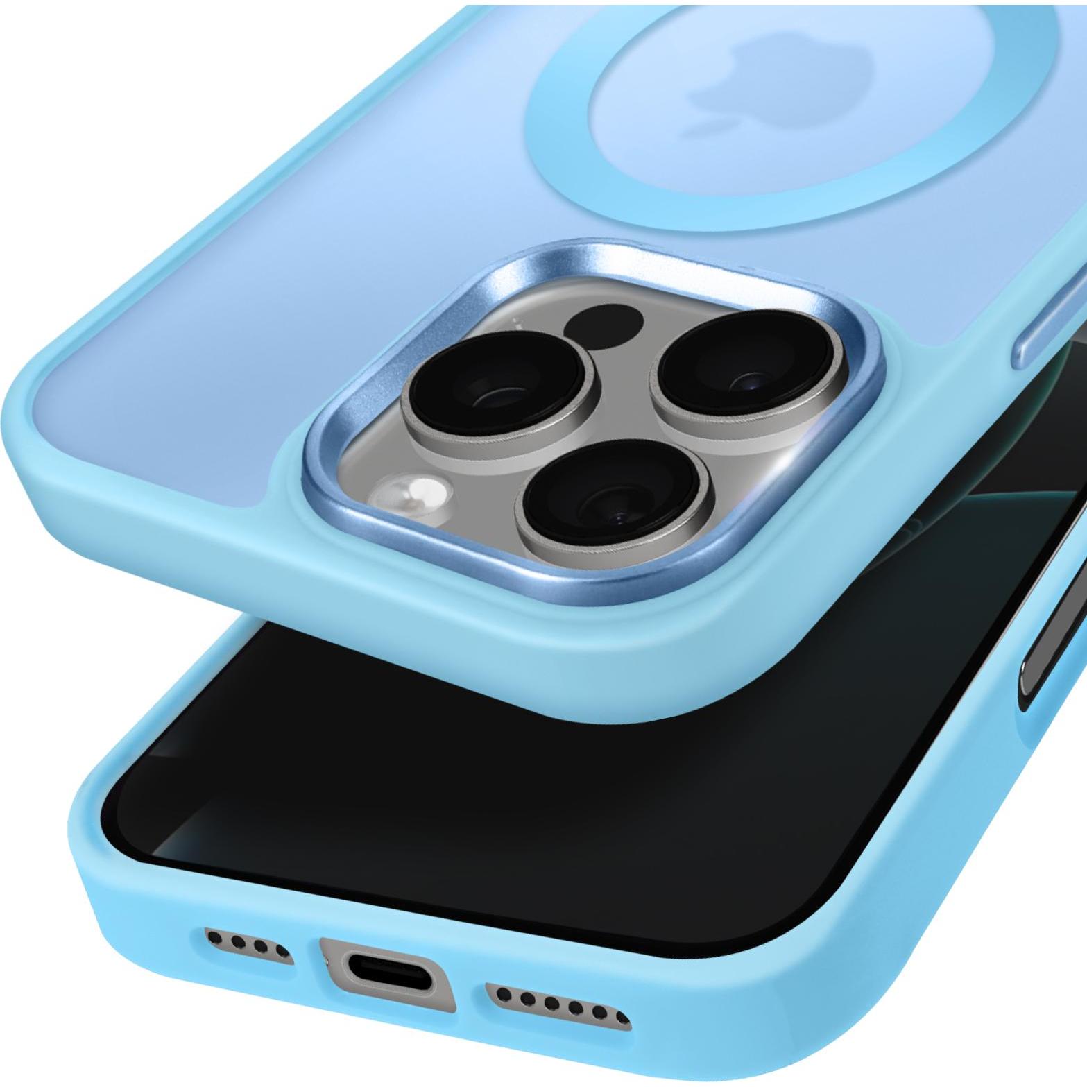 Thumbnail - Avizar Frost Color Case (Apple iPhone 16 Pro Max), Smartphone Hülle, Blau