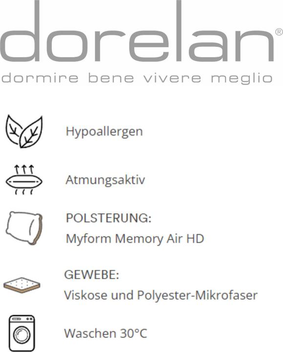 Actual product image Dorelan MyForm cushion (70 x 40 x 10 cm)