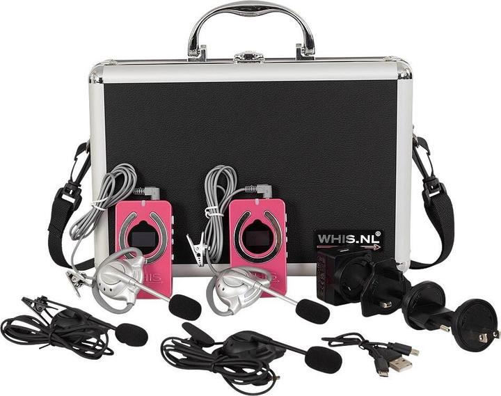 Actual product image Whis Competition case with 1 transmitter and 1 receiver