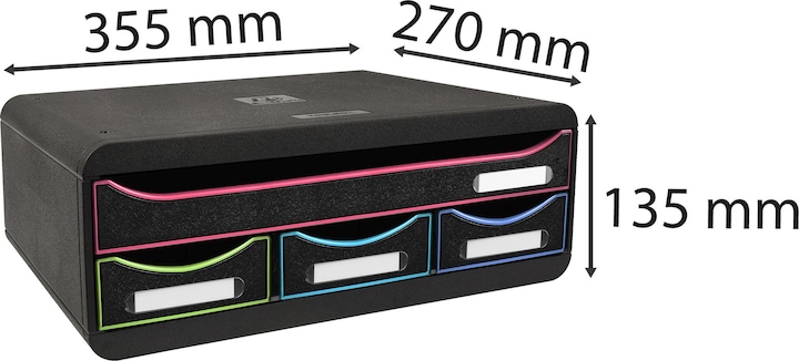Produktbild Exacompta Stapelbare Boxen (A4+)