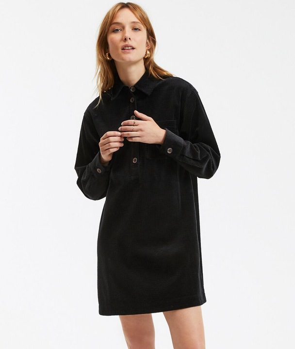 Image du produit La Redoute Collections Robe courte en velours côtelé Signature ALBANE (38)