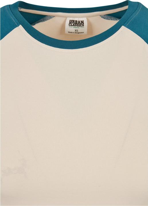 Immagine prodotto Urban Classics Maglietta da baseball da donna biologica elasticizzata corta e retrò (S)