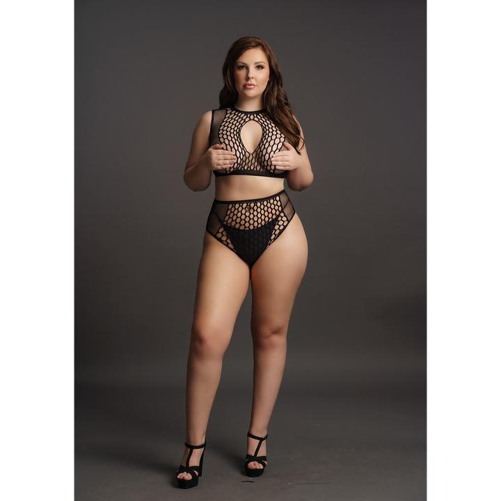 Image du produit Le Désir Duo Net Key-Hole Bra Set - OSX (L)