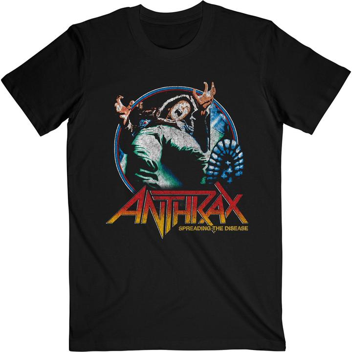 Actual product image Anthrax Unisex Adult Spreading Vignette Cotton T-Shirt (M)