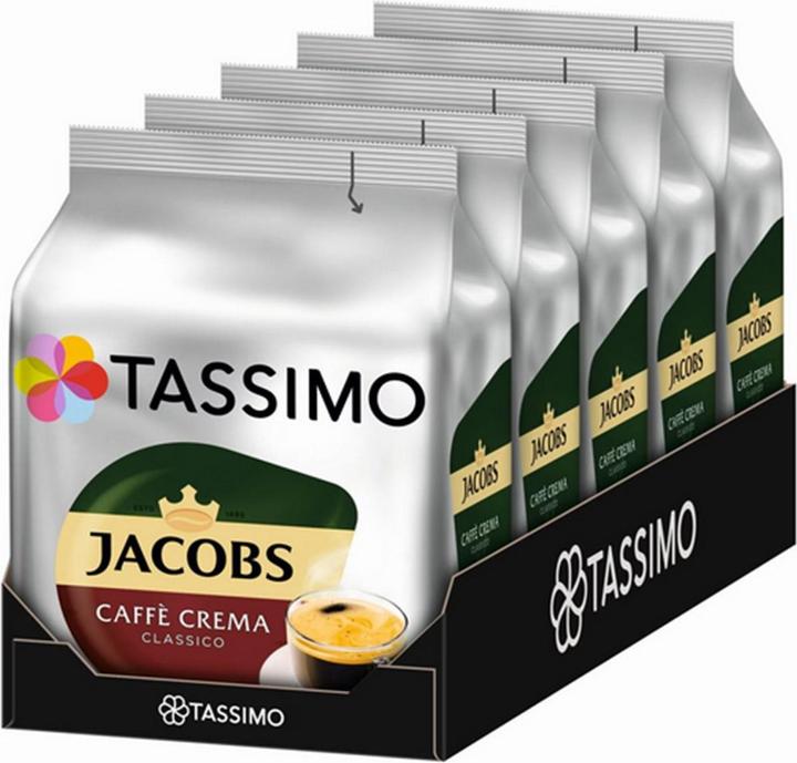 Immagine prodotto Tassimo Caffè Crema Classico (80 x Porta.)