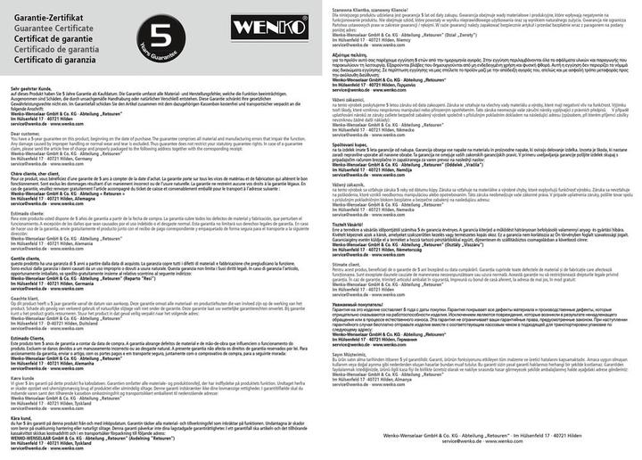 Produktbild Wenko Winkelstange