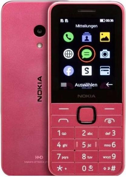 Actual product image Nokia 225 4G (2024) - Pink Nordic/Baltic (2.40", 0.30 Mpx)