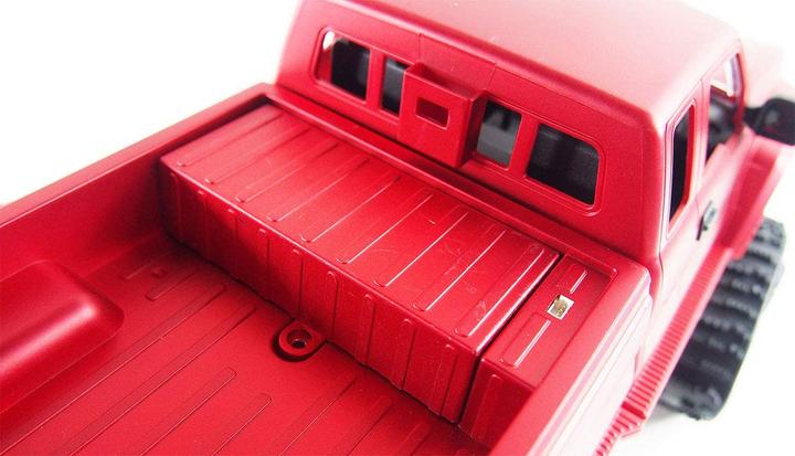 Actual product image Amewi RC AMX Pickup Truck FPV RTR red with wheels & chains 4WD (RTR Ready-to-Run)
