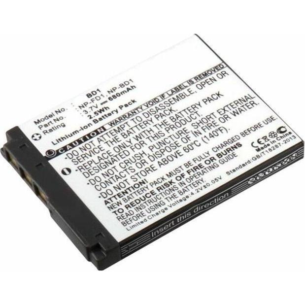 CoreParts Camera Battery for Sony (Akku), Kamera Stromversorgung, Schwarz