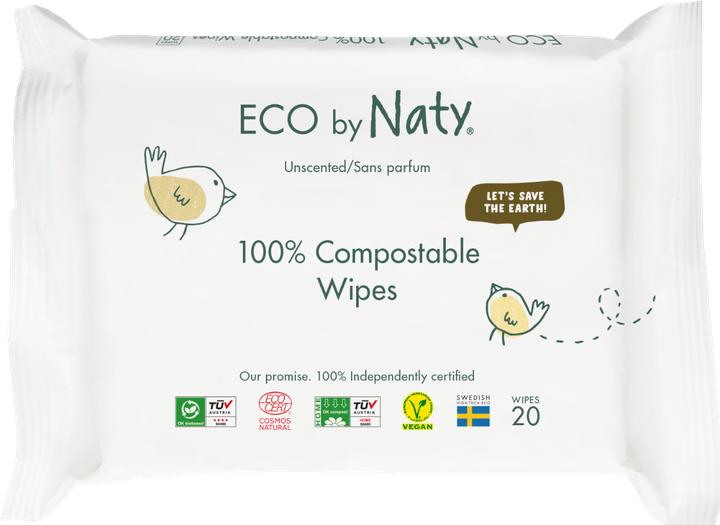 Actual product image Naty Sensitive organic wet wipes (240 Piece)