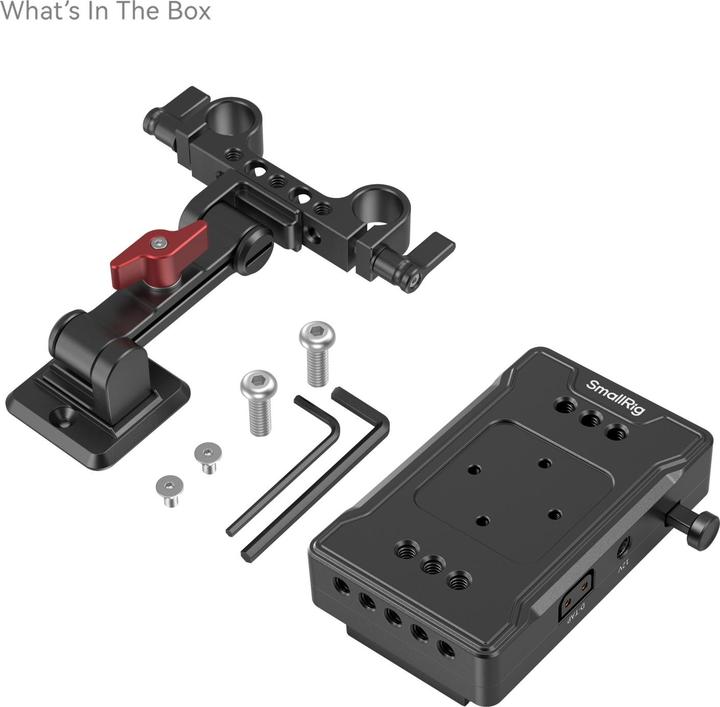 Produktbild SmallRig V Mount Battery Adapter Plate (Basic Version) with Extension Arm 3499B