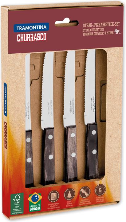 Tramontina Set de couverts à steak et à pizza 4pcs. (4 pcs)