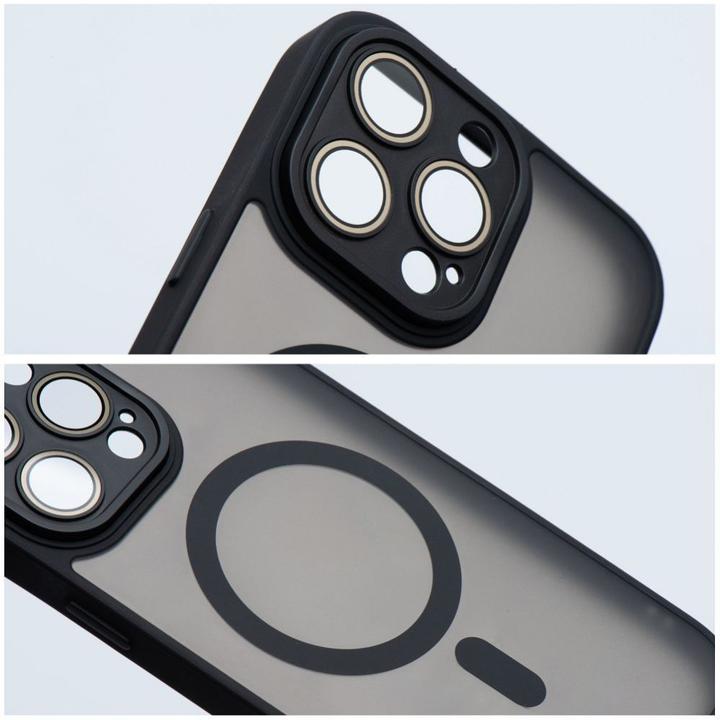 Produktbild OEM Back panel cover VARIETE MAG COVER Case compatible with MagSafe for IPHONE 15 PRO black (Apple iPhone 15 Pro)